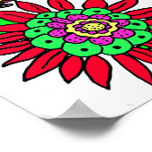 愛パーソナライズされたされ賛美て慕われた妖精 ポスター (角)