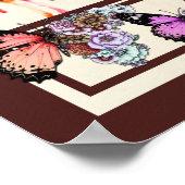 愛パーソナライズされたしい娘への手紙 ポスター (角)