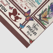 愛パーソナライズされたしい娘への手紙 薄葉紙 (詳細)