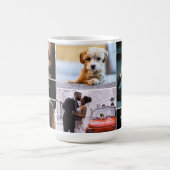 愛パーソナライズされたしてるパパの写真集 コーヒーマグカップ (中央)