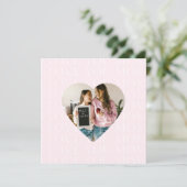 愛パーソナライズされたしてるママハート写真 (スタンド正面)