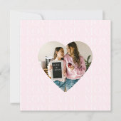 愛パーソナライズされたしてるママハート写真 (正面)