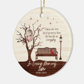 愛パーソナライズされたする人/姉妹 セラミックオーナメント (左)