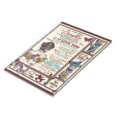 愛パーソナライズされたする娘への手紙 ノートパッド (アングル)