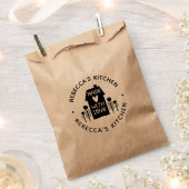 愛パーソナライズされたで作ったクラフト フェイバーバッグ (クリップ留めされた状態)