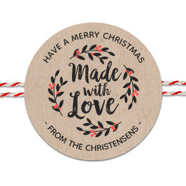 愛パーソナライズされたで作ったクラフト ラウンドシール