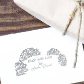 愛パーソナライズされたで作ったブルーベル セルフインキングスタンプ