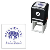 愛パーソナライズされたで作った象 セルフインキングスタンプ (インサイチュ)