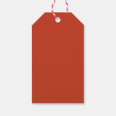 愛パーソナライズされたで作られたクリスマスのトナカイ ギフトタグ (裏面)