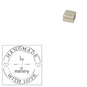 💌愛パーソナライズされたで作られた可愛い ラバースタンプ (押印)