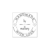 💌愛パーソナライズされたで作られた可愛い ラバースタンプ (インプリント)