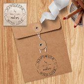 💌愛パーソナライズされたで作られた可愛い ラバースタンプ