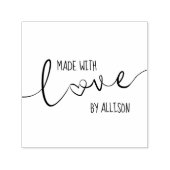 愛パーソナライズされたで作られた脚本レタリング💕 セルフインキングスタンプ (デザイン)