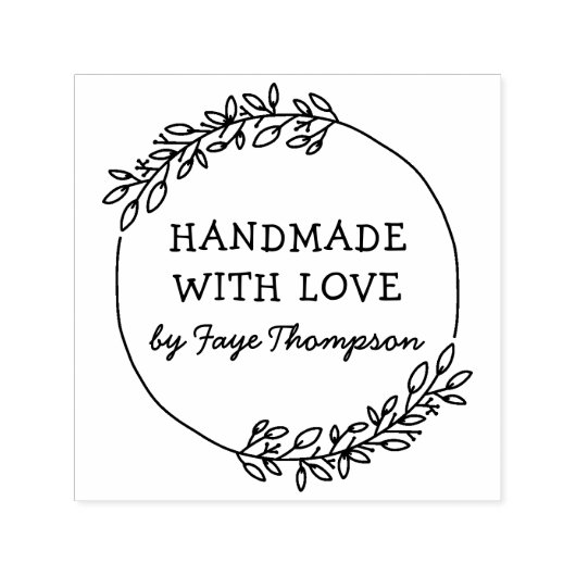 愛パーソナライズされたで手作りかわいい セルフインキングスタンプ (デザイン)