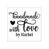 愛パーソナライズされたで手作り ラバースタンプ (インプリント)