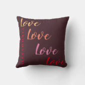 愛パーソナライズされたの台本 クッション (裏面)