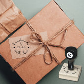 愛パーソナライズされたの小規模企業で手作り ラバースタンプ