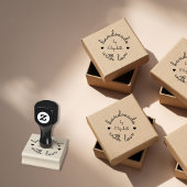 愛パーソナライズされたの小規模企業で手作り ラバースタンプ