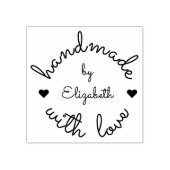 愛パーソナライズされたの小規模企業で手作り ラバースタンプ (インプリント)