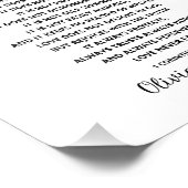 愛パーソナライズされたは忍耐強く印刷可能 フォトプリント            (角)