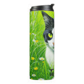 愛パーソナライズされた愛なる猫のデイジー タンブラー (回転左)