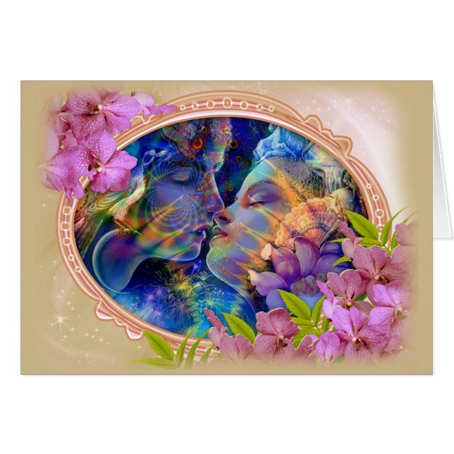 愛パーソナライズされた愛の夫婦 (正面横)