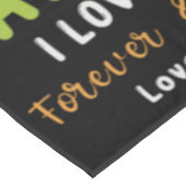 愛パーソナライズされた母から息子へ テーブルクロス (アングル)