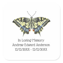 愛パーソナライズされた者の蝶のメモリアル損失