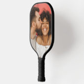 愛パーソナライズされた者への写真贈り物 ピックルボールラケット (左)