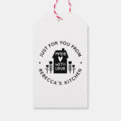 愛パーソナライズされた贈り物でかわいいラベル ギフトタグ (裏面)