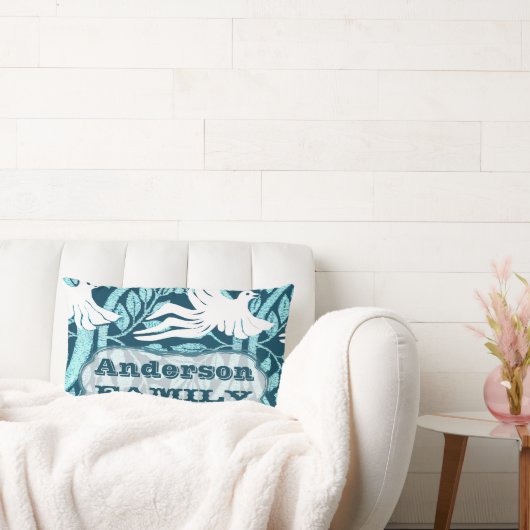 愛パーソナライズされた鳥の家庭を築く ランバークッション (ソファ)