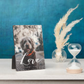 愛パーソナライズされた フォトプラーク (側面)