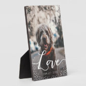愛パーソナライズされた フォトプラーク (側面)