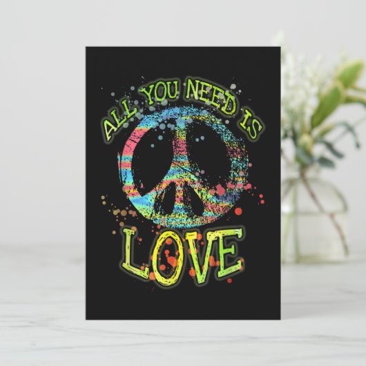 『愛ヒッピー』 招待状 (スタンド正面)