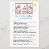 愛ヒッポどのように良く赤ちゃんシャワーゲームを知っている (正面)