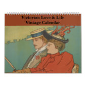 愛ビクトリアンと生活のヴィンテージカレンダー カレンダー (カバー)
