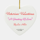 愛ビクトリアンのバレンタイン セラミックオーナメント (裏面)