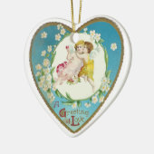 愛ビクトリアンのバレンタイン セラミックオーナメント (左)