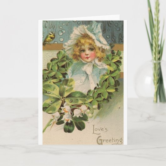 愛ビクトリアンの挨拶バレンタインデーのカード シーズンカード (正面)