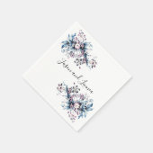 愛ビクトリアンエレガントの花 スタンダードカクテルナプキン (角)