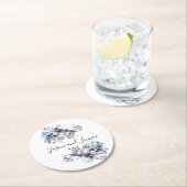 愛ビクトリアンエレガントの花 ラウンドペーパーコースター (インサイチュ)