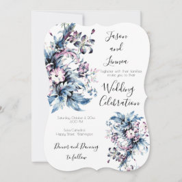 愛ビクトリアンエレガントの花 招待状