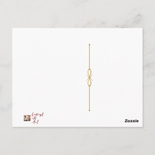 愛ビクトリアンフランスのの鳥の愛の歌 ポストカード (裏面)