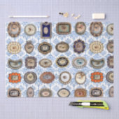 愛ビクトリアン人の目インスパイア、オリジナルアート 薄葉紙 (クラフト)