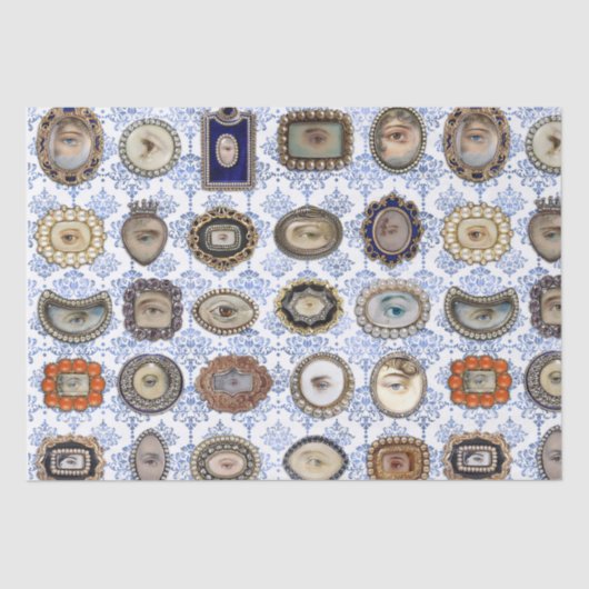 愛ビクトリアン人の目インスパイア、オリジナルアート 薄葉紙 (正面)