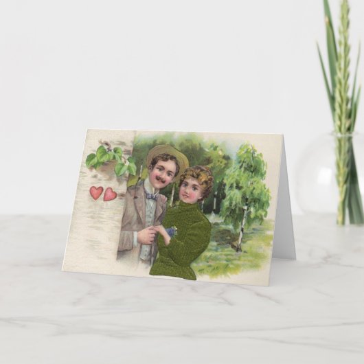 愛ビクトリアン情夫婦グリーティングカード シーズンカード (正面)