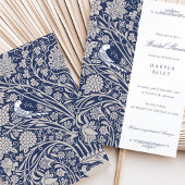 愛ビクトリアン鳥のブライダルシャワー招待 招待状