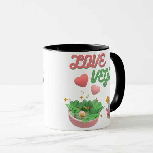 愛ビーガン マグカップ (正面右)