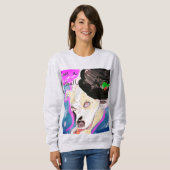 愛ピットブル。 スウェットシャツ (正面フル)