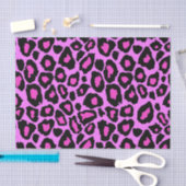 愛ピンク及びヒョウのお祝いのパーティーのティッシュペーパー 薄葉紙 (クラフト)